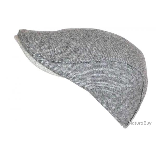 Casquette Beret Gris Clair Chin en Laine Chic Taille Rglable Nylney Taille unique Gris