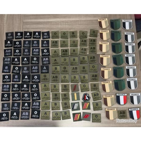 lot de 124  insignes militaires a 1 euros sans prix de rserve !!!
