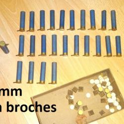 lot de 25 douilles 12 mm à broches - VENDU PAR JEPERCUTE (GE23)