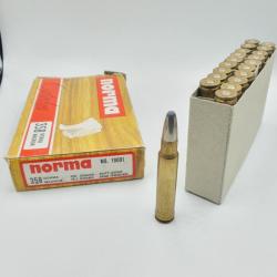 LOT 39 MUNITIONS NORMA CALIBRE 358 NORMA MAG - 250GRS SP -