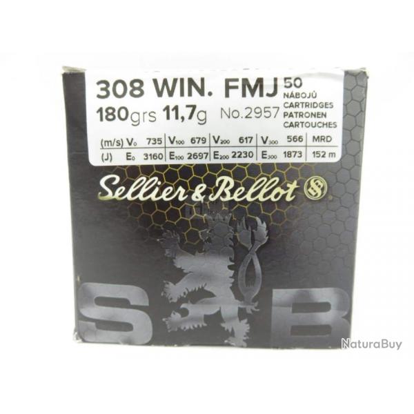 VRAC 50 S-B 308WIN FMJ 180GR