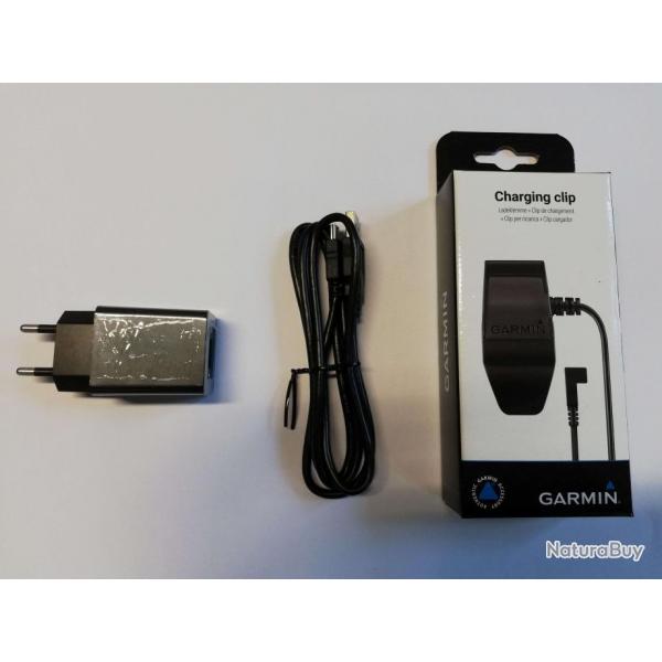 Chargeur complet pour colliers GARMIN T5 ou TT15