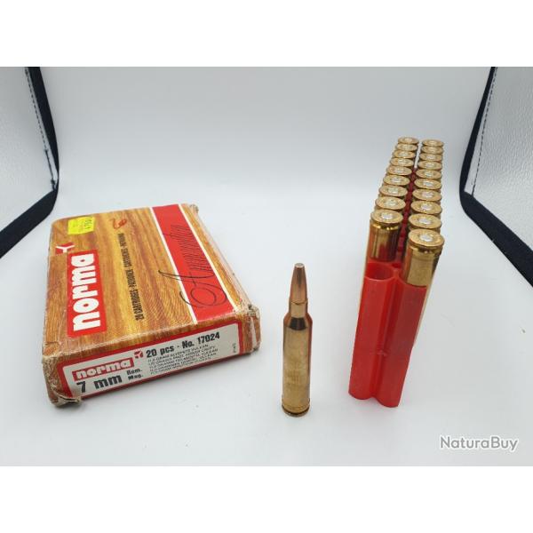 BOITE 20 MUNITIONS 7 REM MAG NORMA  -170GRS VULKAN - A -