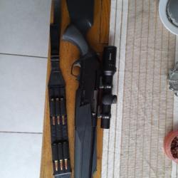 CARABINE SEMI AUTO BROWNING BAR MK3 PLUS LUNETTE  PIVOTANTE  HAWKE  VANTAGE 30 WAIR