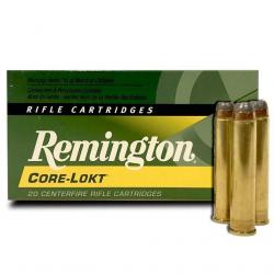 Munitions REMINGTON calibre 444 Marlin Soft point 240gr - 15.5g x20
