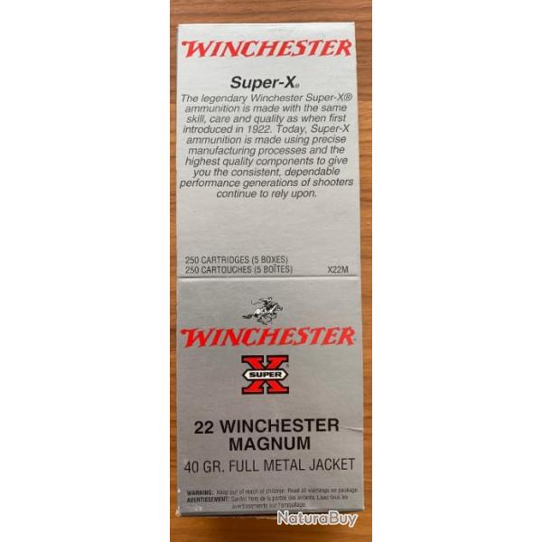 Winchester 22 Magnum boite de 250