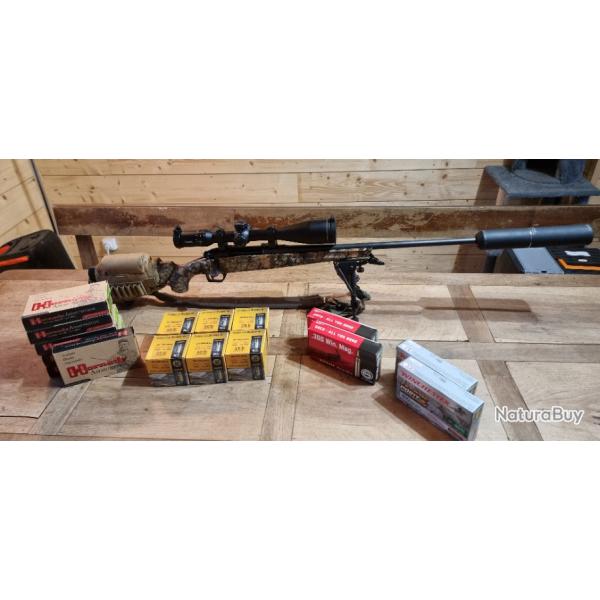 Pack Carabine Remington 783 en 300WM + lunette + munition