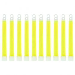 Bâton lumineux type Cyalume - Jaune (x10) / CHINA