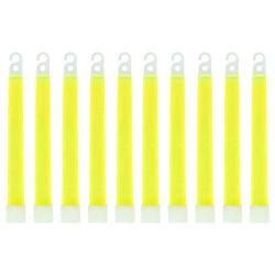 Bâton lumineux type Cyalume - Jaune (x10) / CHINA