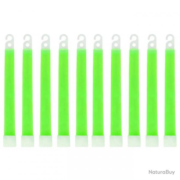 Bton lumineux type Cyalume - Vert (x10) / CHINA