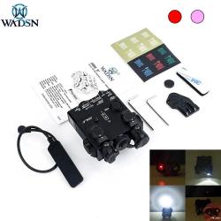 Boitier Lampe/Laser+IR Type DBAL-A2 WADSN METAL (Noir) - Laser rouge
