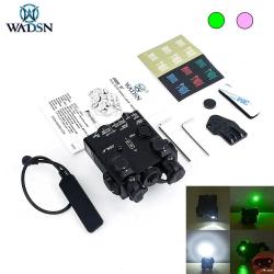 Boitier Lampe/Laser+IR Type DBAL-A2 WADSN METAL (Noir) - Laser vert