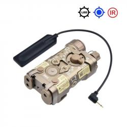 Boîtier Lampe/Laser+IR type NGAL A3 WADSN METAL (Tan) - Bleu