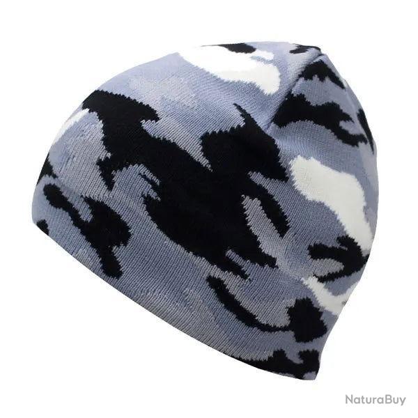 Bonnet camouflage militaire - Gris / Taille unique