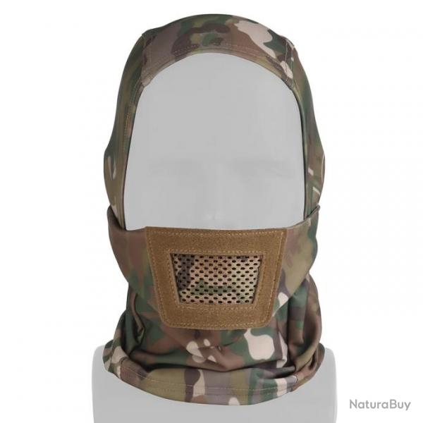 Cagoule Avec Protection Buccale - Multicam