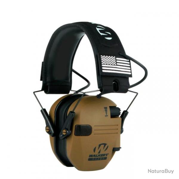 Casque Audio Tactique Type Razor - Tan