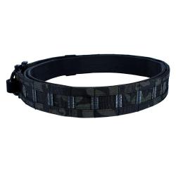 Ceinture Tactique MOLLE à Double Couche avec Boucle Métallique Multicam Noir