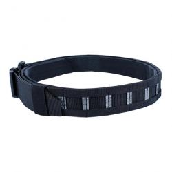 Ceinture Tactique MOLLE à Double Couche avec Boucle Métallique - Noir / M