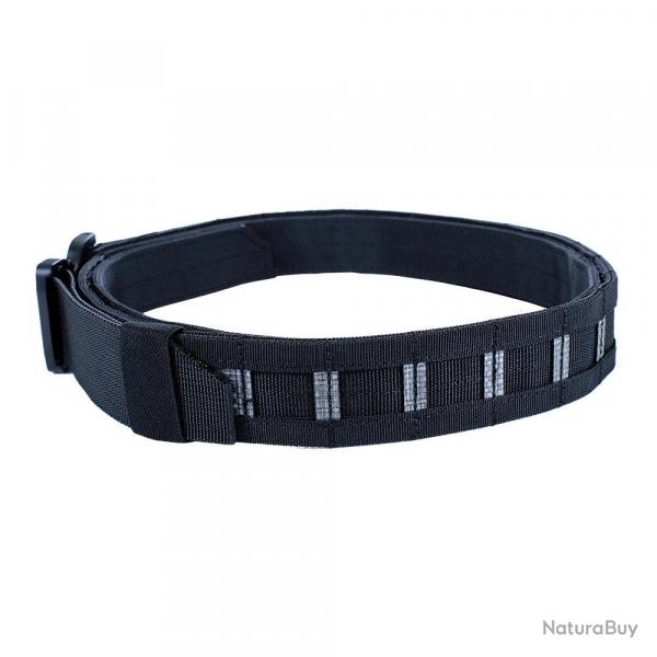 Ceinture Tactique MOLLE  Double Couche avec Boucle Mtallique Noir