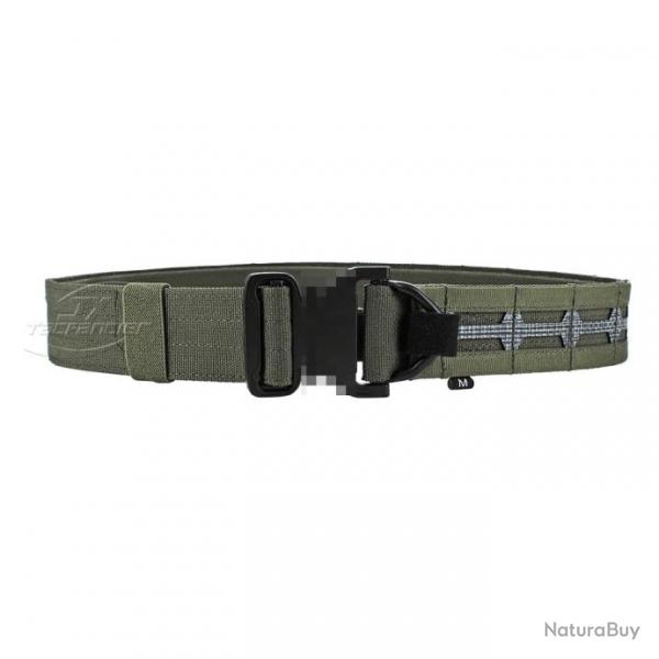 Ceinturon Tactique Rigide Type TF51 + Insert Ceinturon Velcro - Ranger Green / M