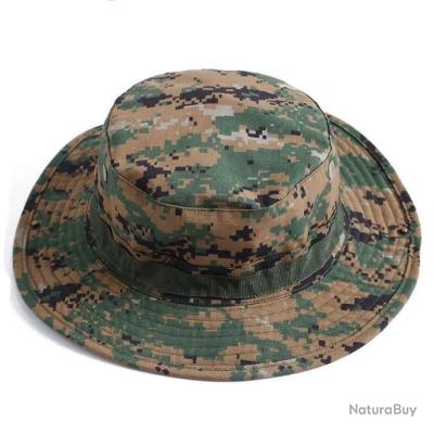 Casquette Tactique Camouflage QMFIVE - Polyester/coton, Réglable - Pour Airsoft, Camping, Rando