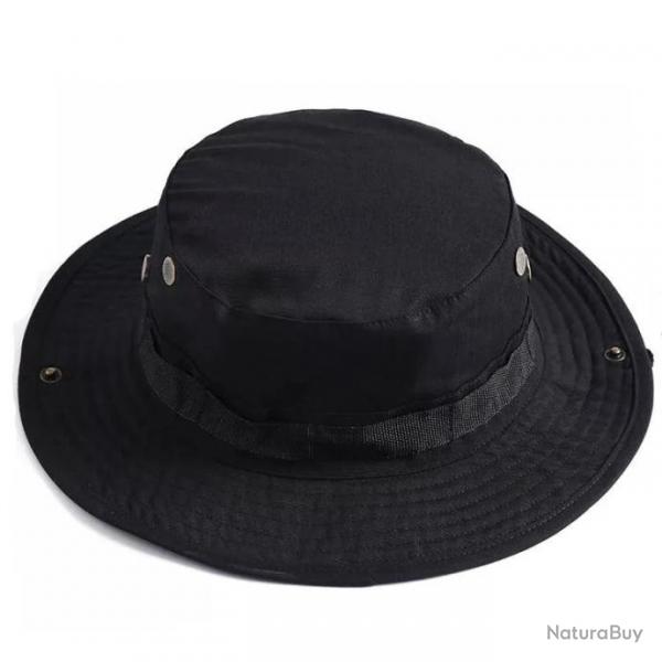 Chapeau de brousse tactique - Noir