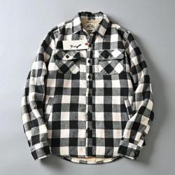 Chemise Polaire Civile à Carreaux Noir et Blanc - Noir et Blanc / L