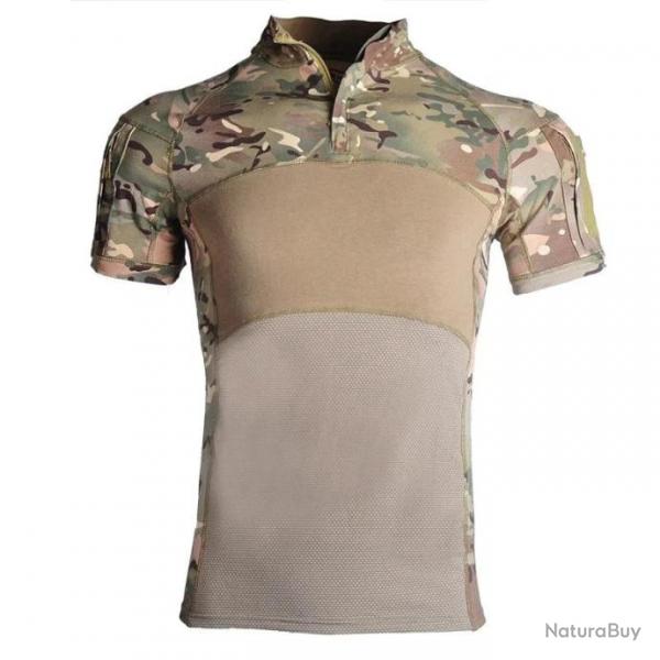 Chemise Tactique Manche Courte - Multicam / L