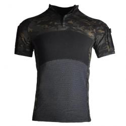 Chemise Tactique Manche Courte - Multicam noir / M