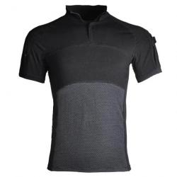 Chemise Tactique Manche Courte - Noir / XXL