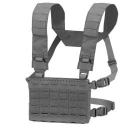 Chest Rig en Nylon Laser-Cut - Gris