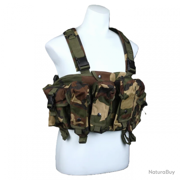 Chest Rig Old School - Woodland