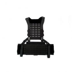 Chest-Rig Tactique Modulaire avec Backplate - DM.GEAR - Noir