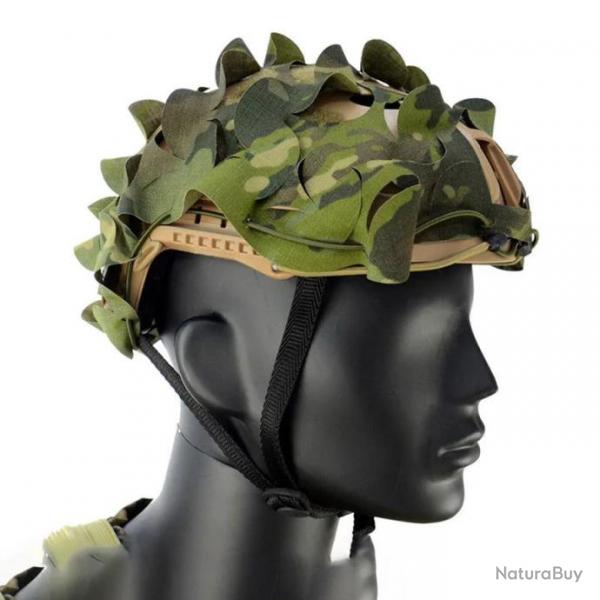 Couvre casque camouflage 3D - Multicam Tropic