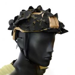 Couvre casque camouflage 3D - Multicam Noir