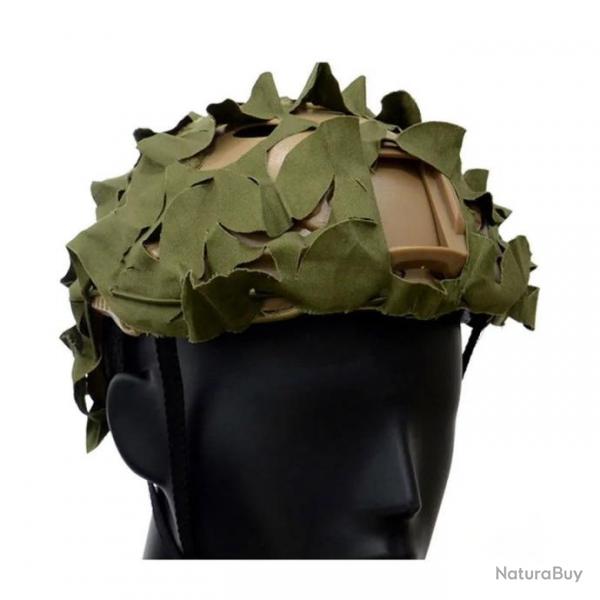 Couvre casque camouflage 3D - Vert OD