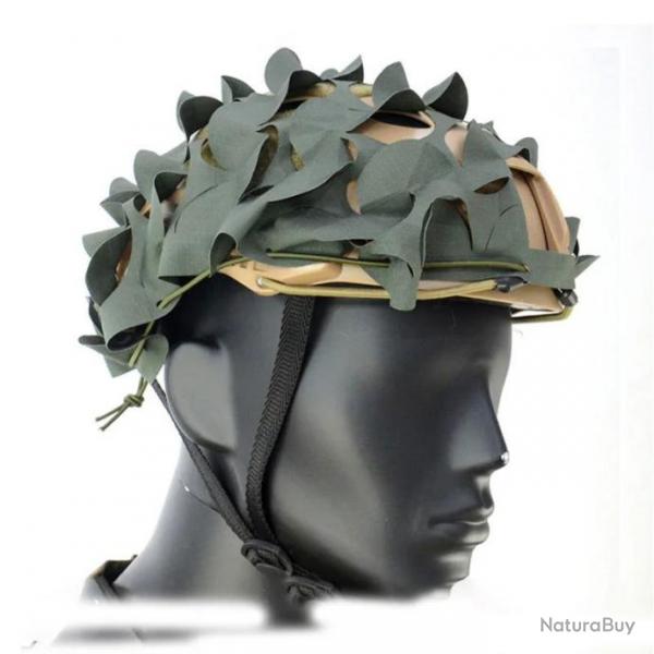 Couvre casque camouflage 3D - Gris