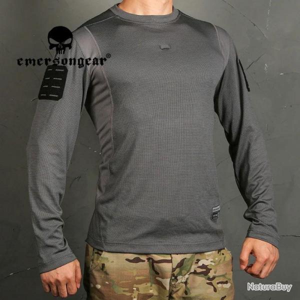 EMERSONGEAR T shirt Tactique UMP Frogmen Blue Label Gris
