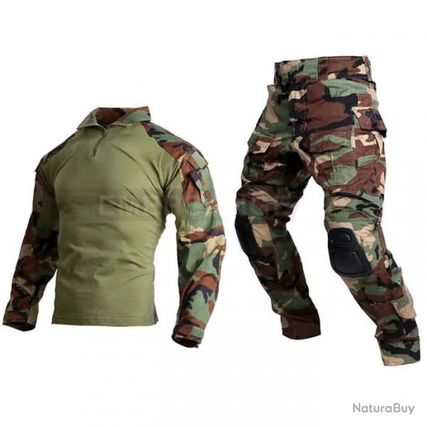 Emersongear Uniforme Tactique M81 Woodland type G3 - M81 Woodland / S