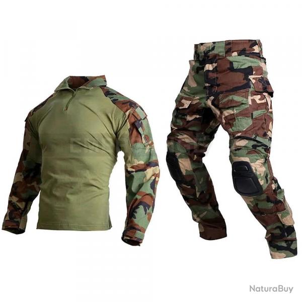 Emersongear Uniforme Tactique M81 Woodland type G3 M81 Woodland