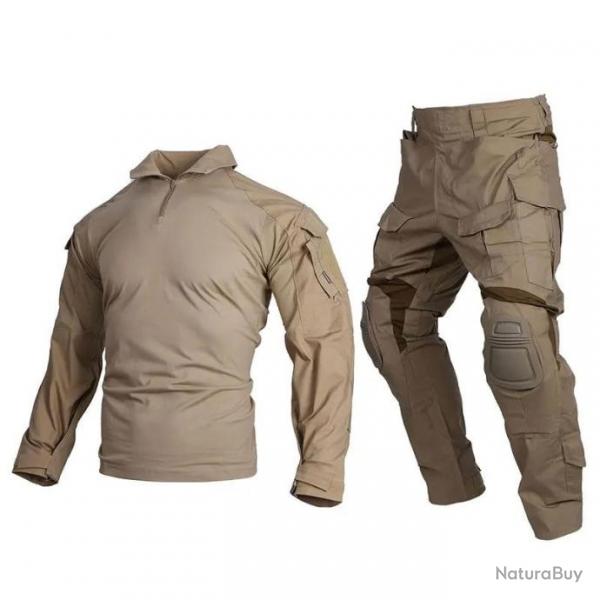 Emersongear Uniforme Tactique Tan Type G3 - Tan / S