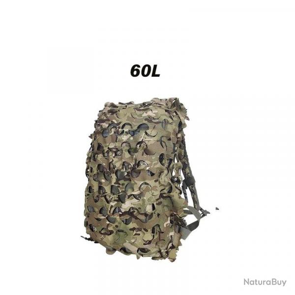 Filet de camouflage pour sac  dos - Multicam 60L