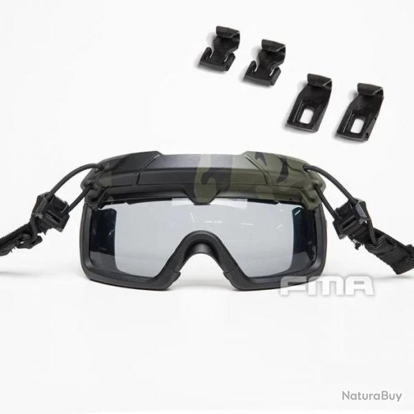 FMA Lunettes Tactiques pour Casque - Multicam Noir