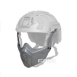 FMA Mandibule de protection pour casque FAST - Gris