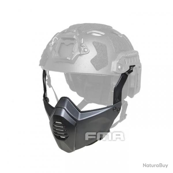 FMA Mandibule de protection pour casque FAST - Noir