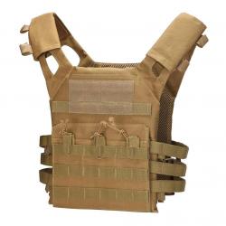 Gilet Porte Plaque type JPC - Tan