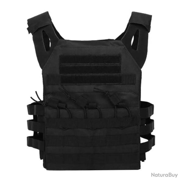 Gilet Porte Plaque type JPC - Noir