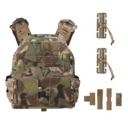 Gilet Porte-Plaque low profile Bravo - Multicam