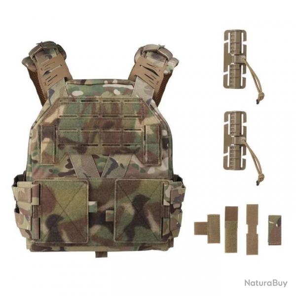 Gilet Porte-Plaque low profile Bravo - Multicam