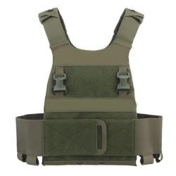 Gilet Porte-Plaque Slick Modulaire - Ranger Green